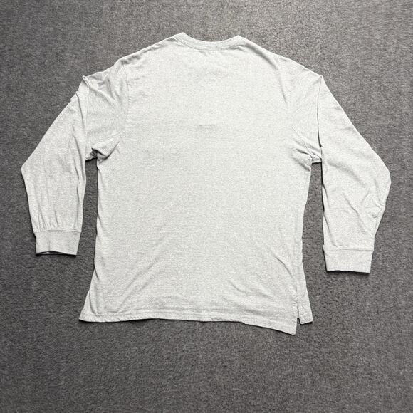 Stanley Henley Shirt Mens Large Gray Thermal Base Layer Long Sleeve Outdoor Work - Picture 5 of 7